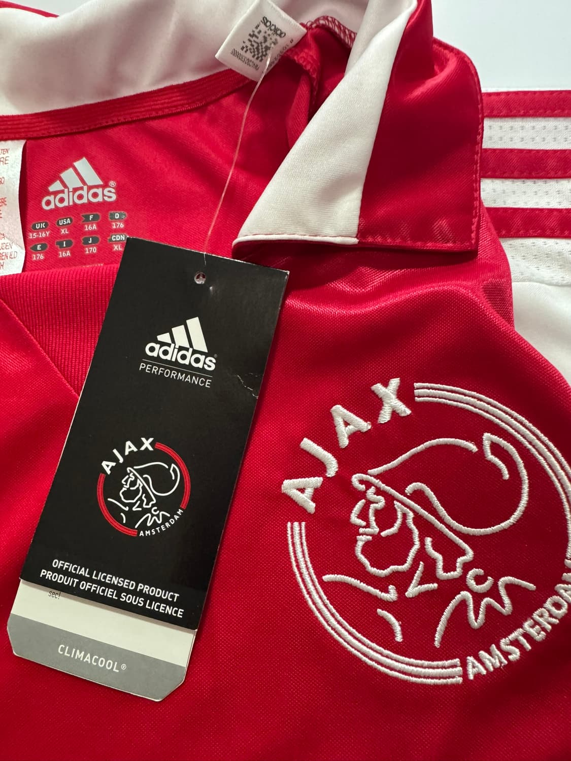 (택상품)아디다스 아약스 축구 유니폼(XL사이즈) 상품이미지4