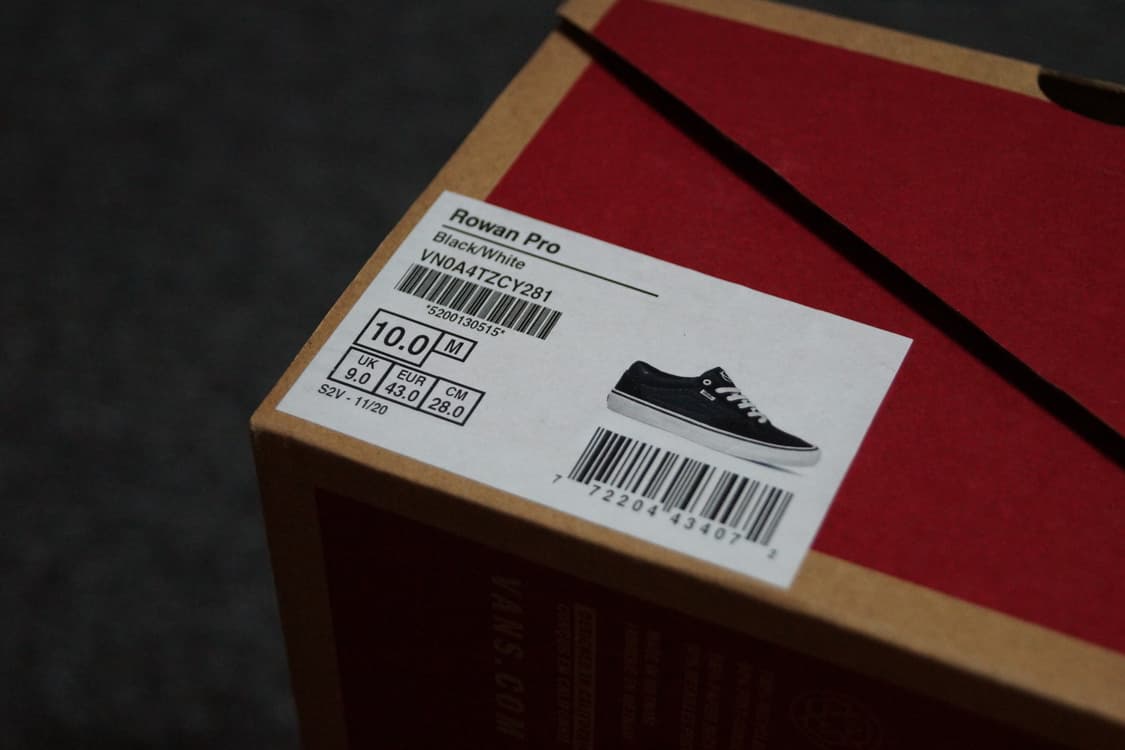 (280) 반스 로완 프로 블랙 화이트 2020 상품이미지5