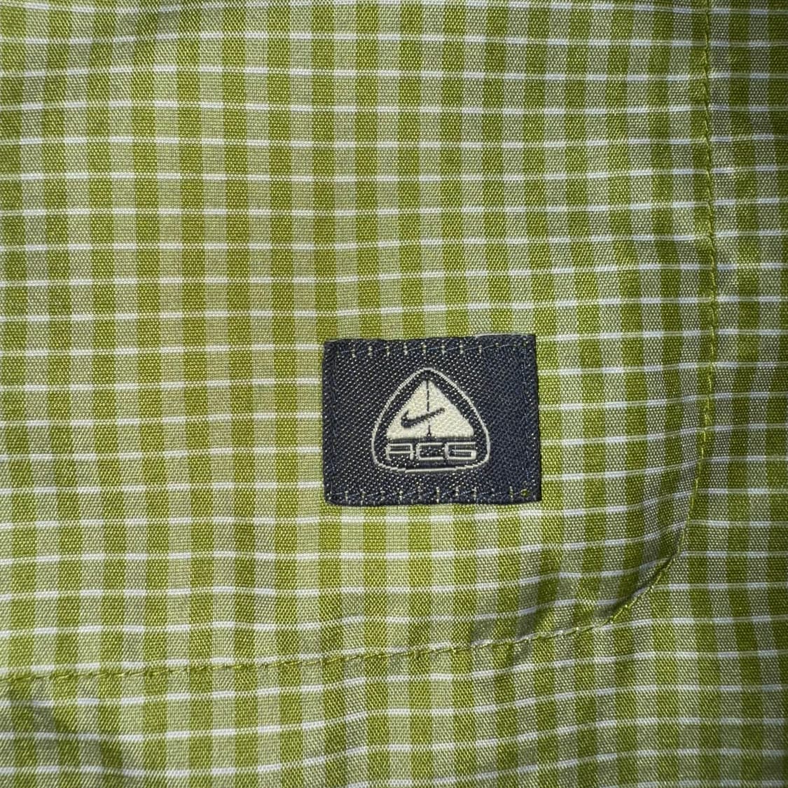 00s 나이키 ACG 체크 셔츠 그린 ( XL ) 상품이미지6