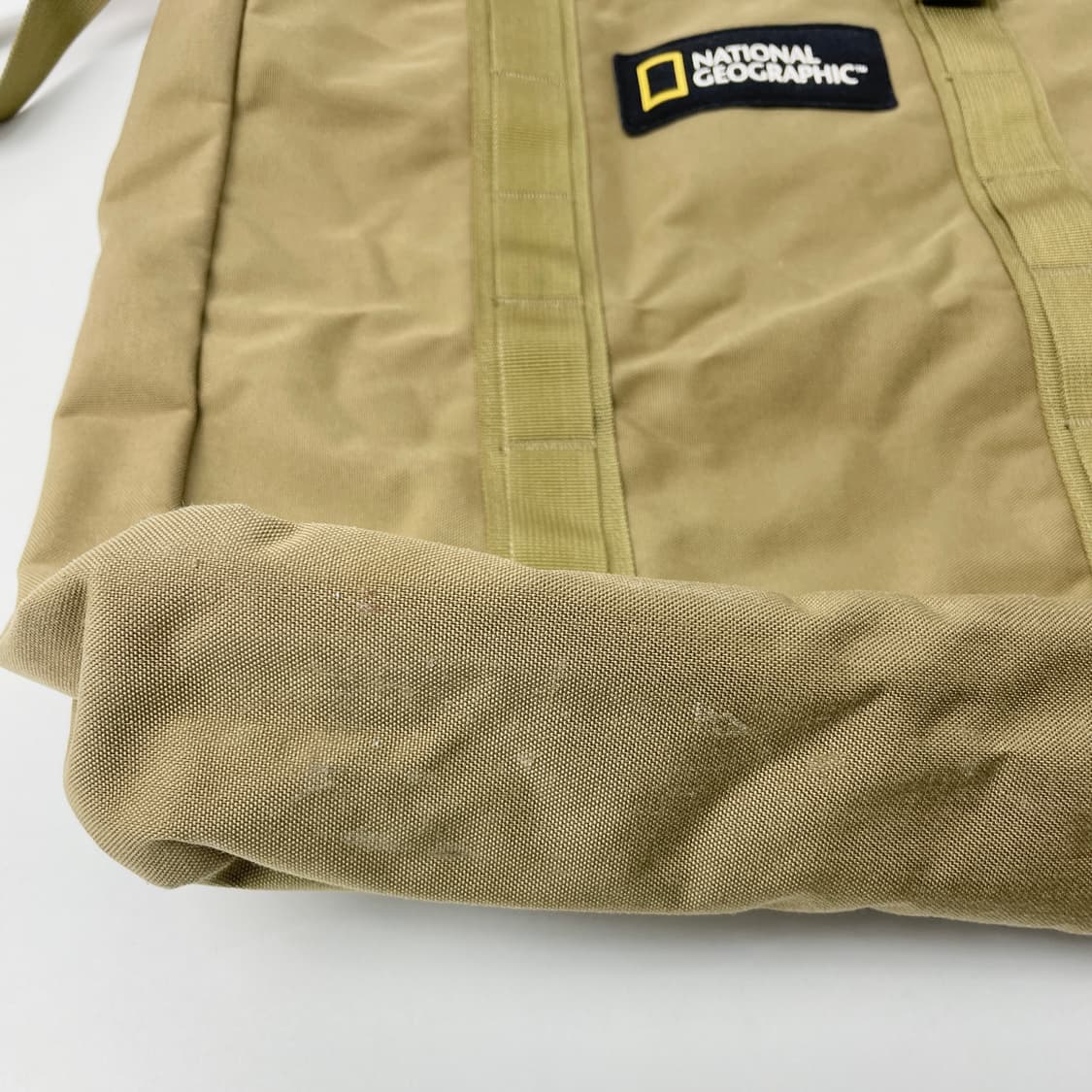 [중고] 내셔널지오그래픽 나일론 에코백 토트백 카키 상품이미지5