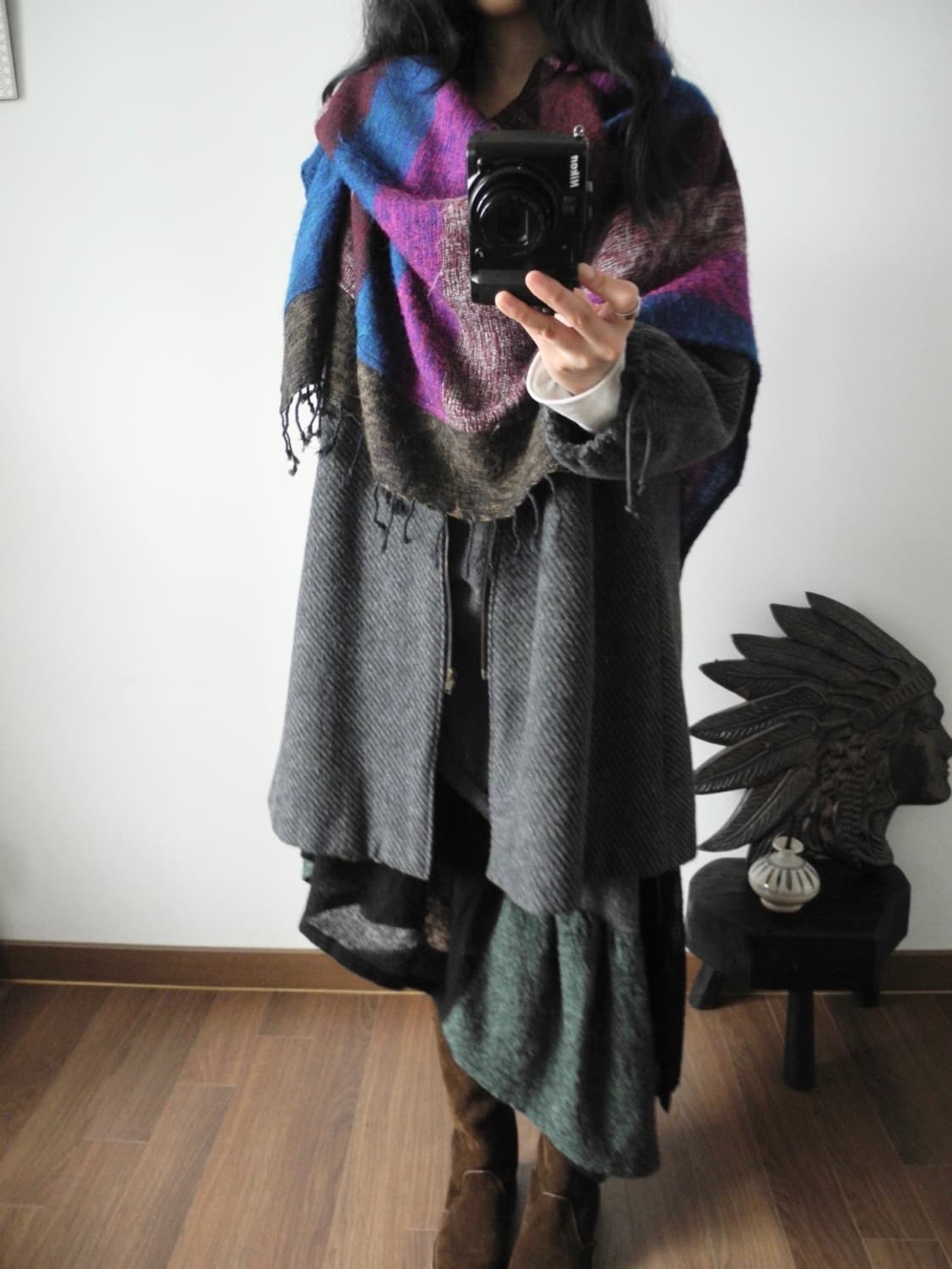 wool zip-up coat 상품이미지2