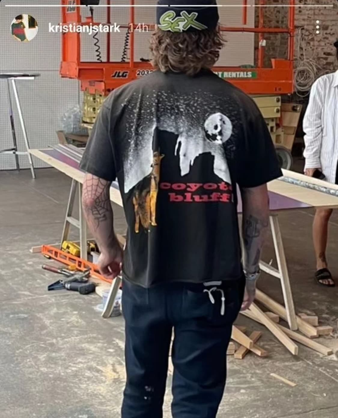 90s Marlboro Coyote Bluff 티셔츠 블랙 상품이미지3