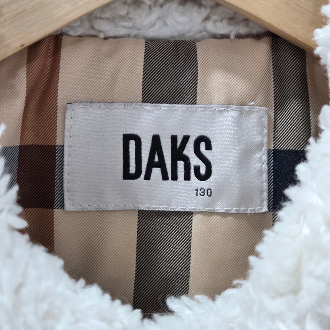 닥스 키즈 양털 플리스 코트 130 상품이미지3