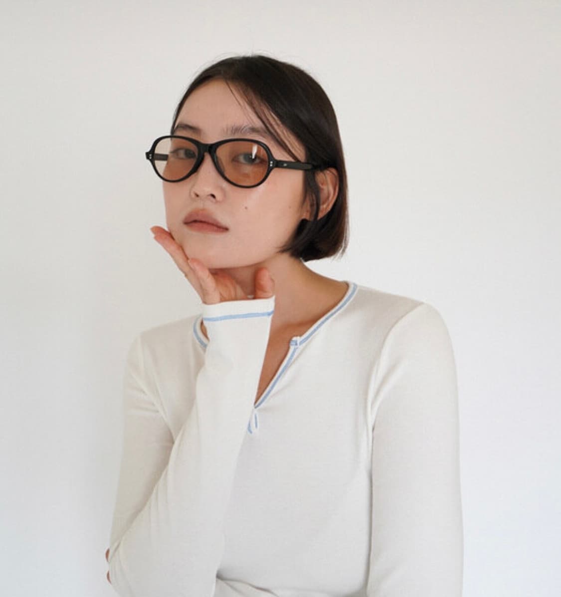 베뉴먼트 롱 슬리브 티 stitch easy long sleeve tee 상품이미지2