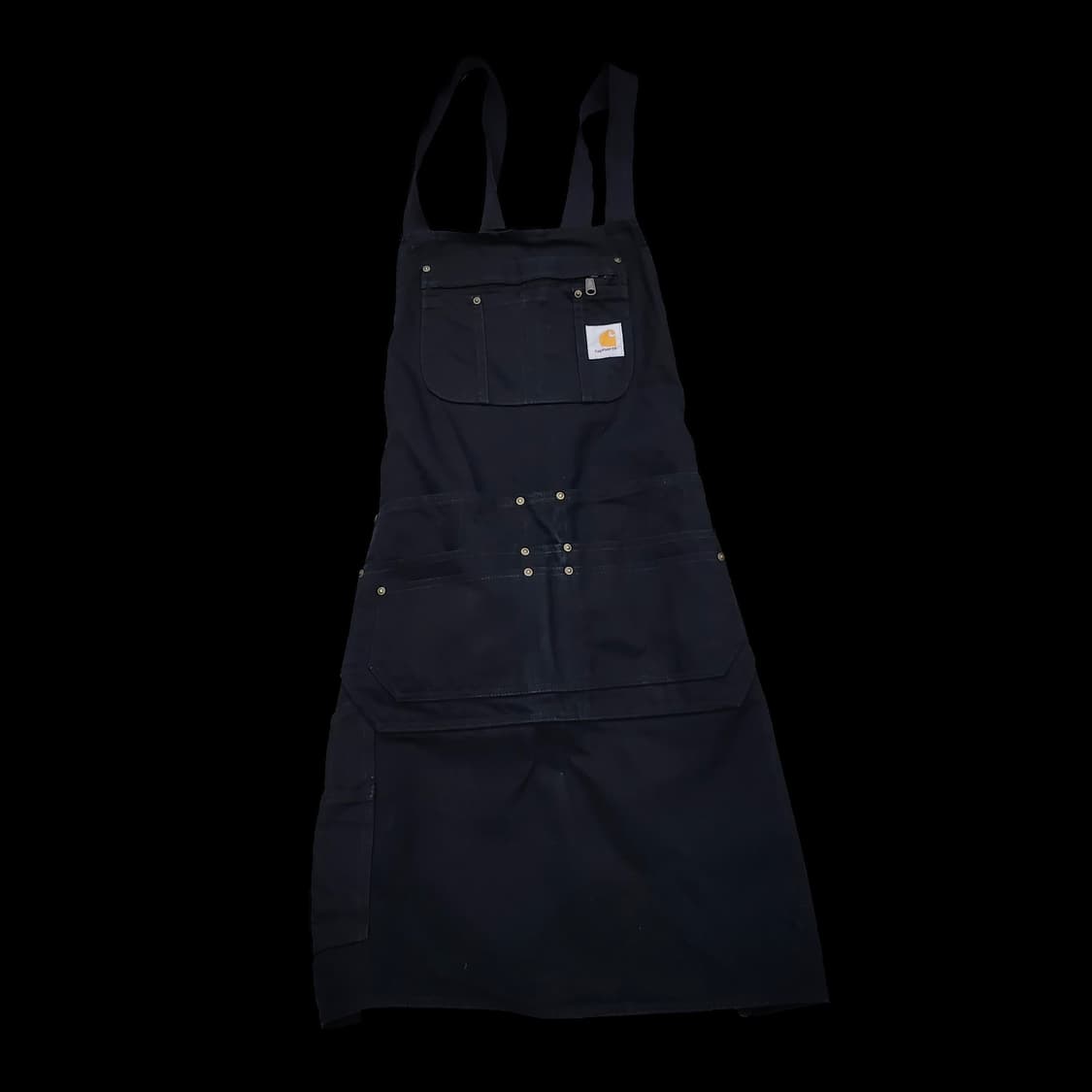 칼하트 빈티지 블랙 에이프런 앞치마 상품이미지1