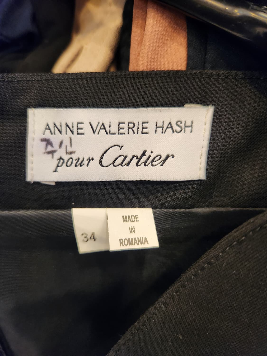 ANNE VALERIE HASH pour Cartier 블랙 원피스 상품이미지3
