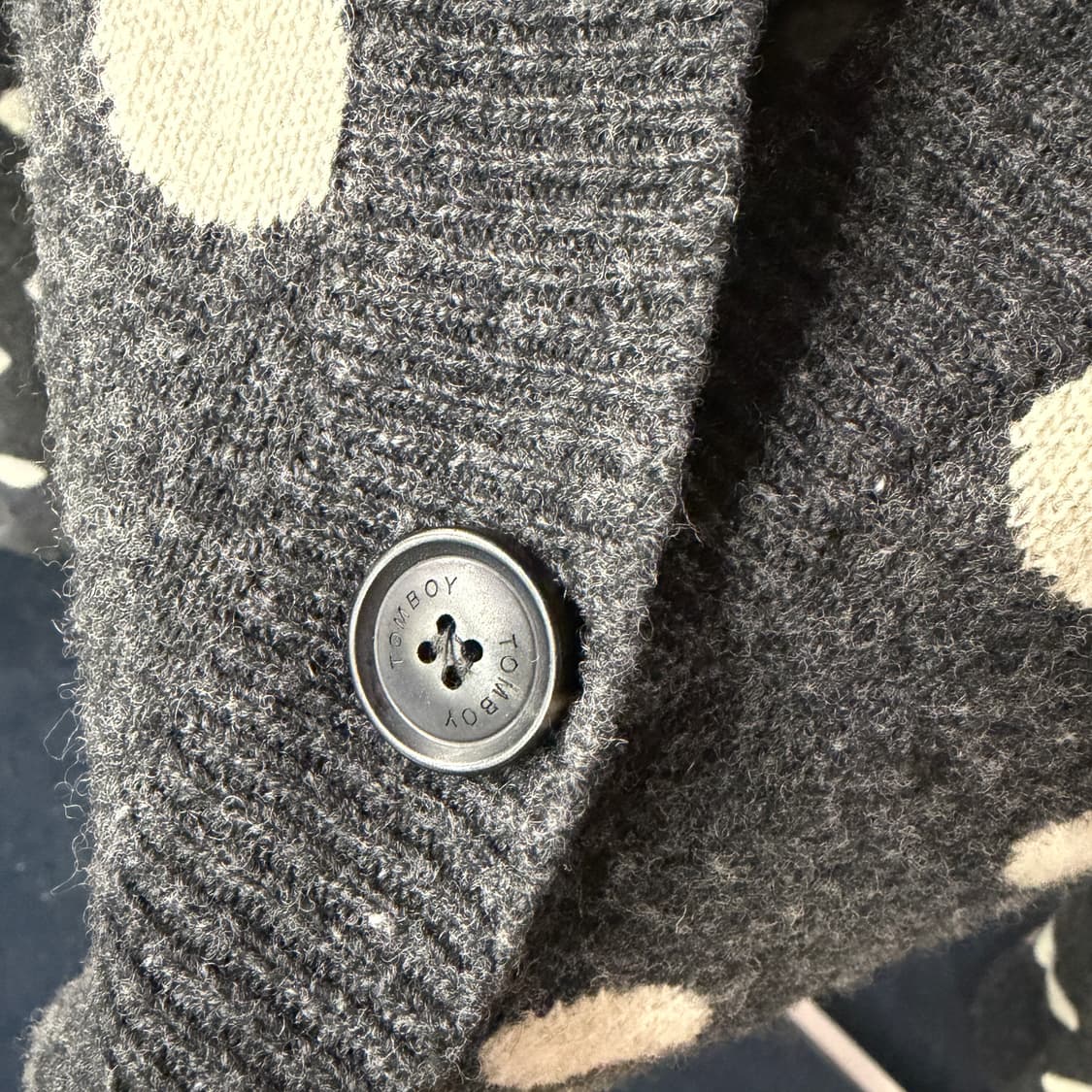 [FREE] 톰보이 폴카도트 오버핏 가디건 상품이미지6