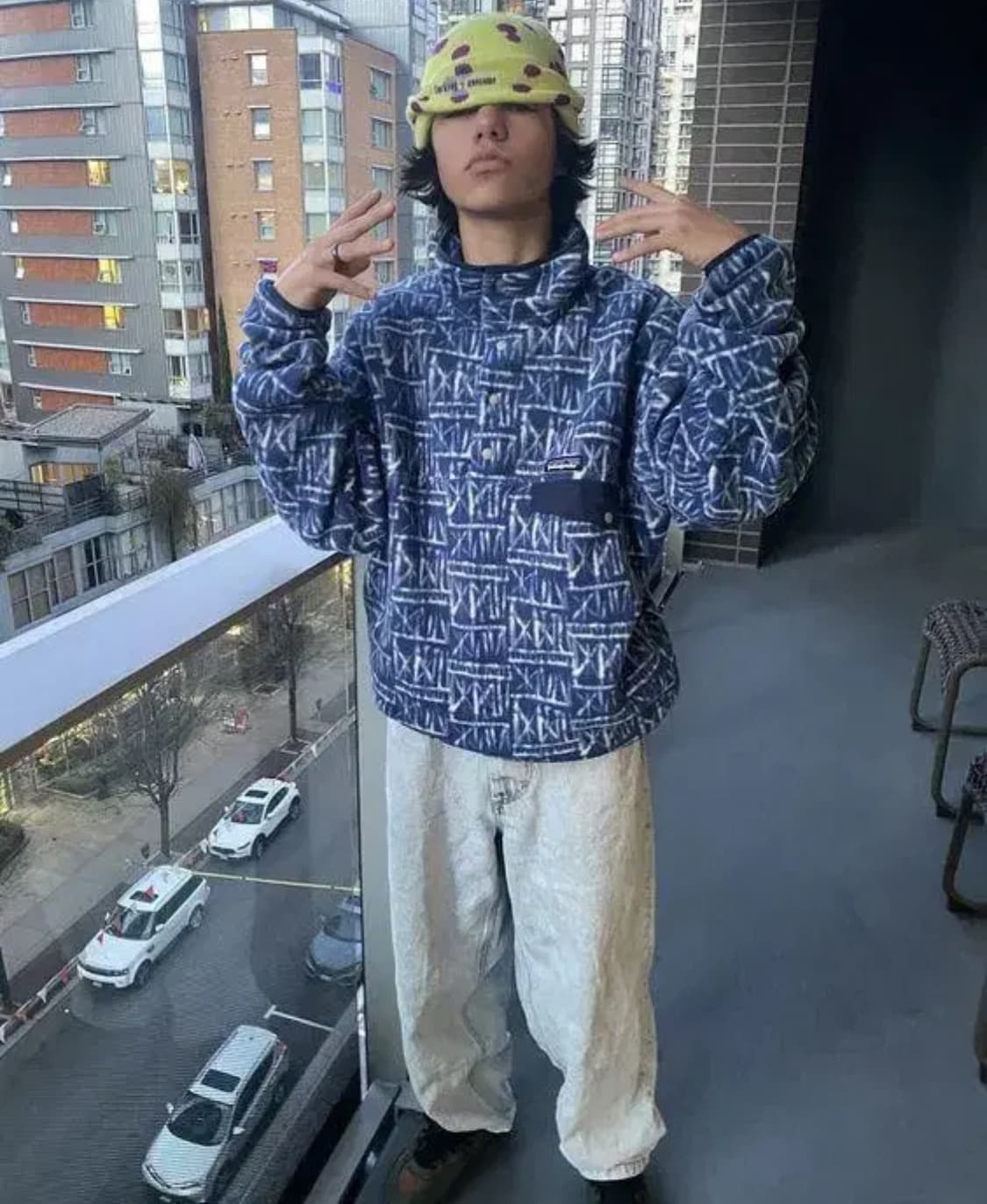 파타고니아 신칠라 패턴 스냅티 M 상품이미지1