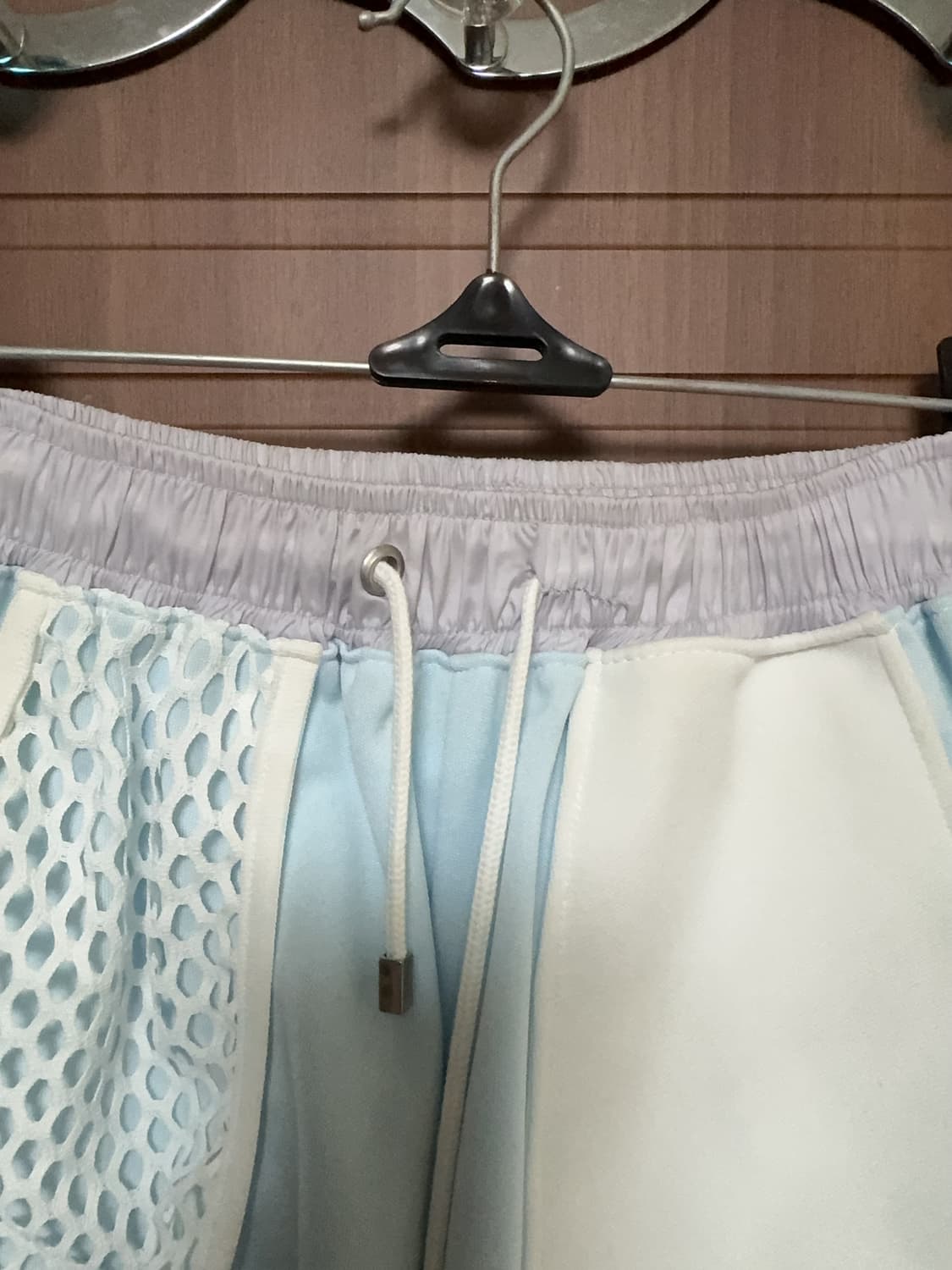 Bottled Blue 핸드메이드 서브컬쳐 아노깔 반바지 팬츠 스카이블루 상품이미지3