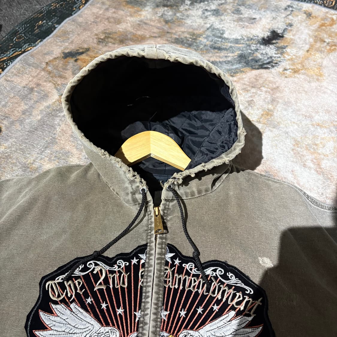 칼하트 J140 커스텀 엑티브 후드 워크자켓 상품이미지4