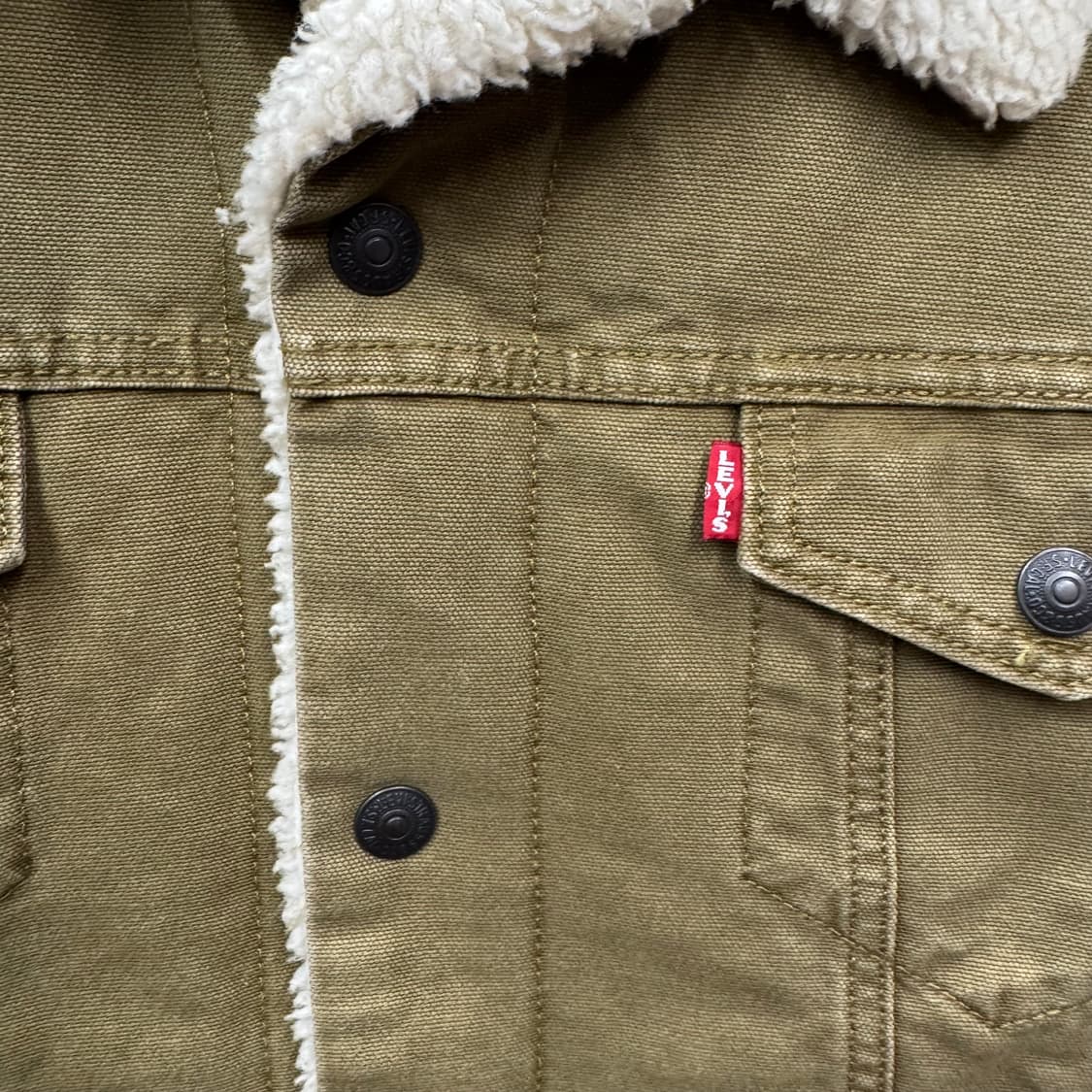 리바이스 타입 3 쉐르파 트러커 자켓 베이지 상품이미지5
