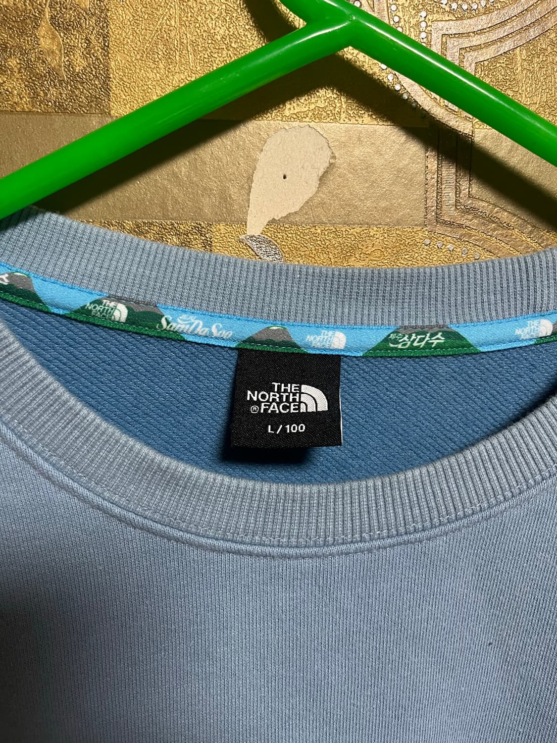 노스페이스X삼다수 콜라보 맨투맨 상품이미지5