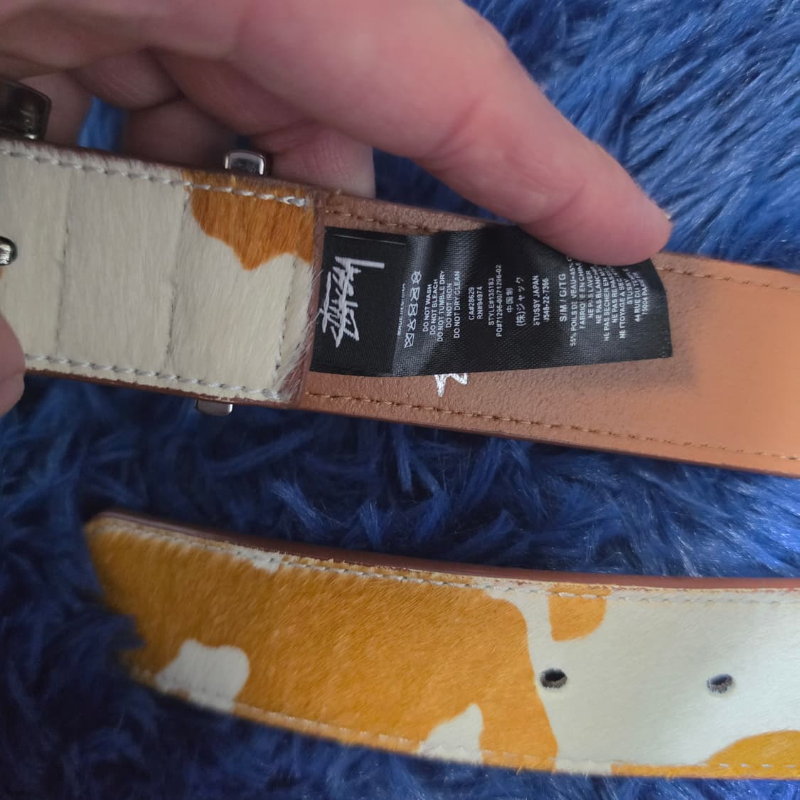 [S/M]스투시 애니멀 패턴 송치 벨트 상품이미지3