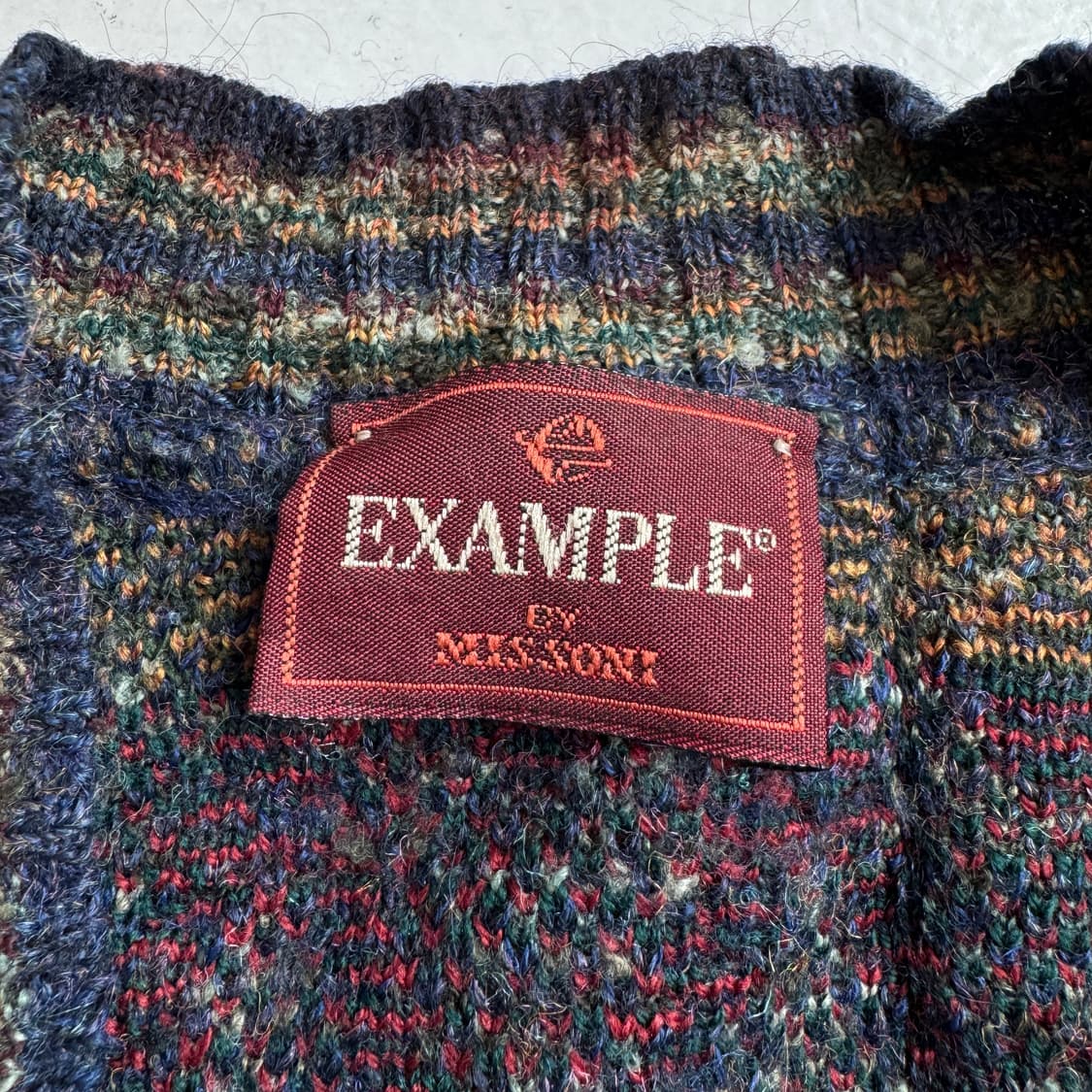 미쏘니 패턴 니트 베스트 조끼 상품이미지4