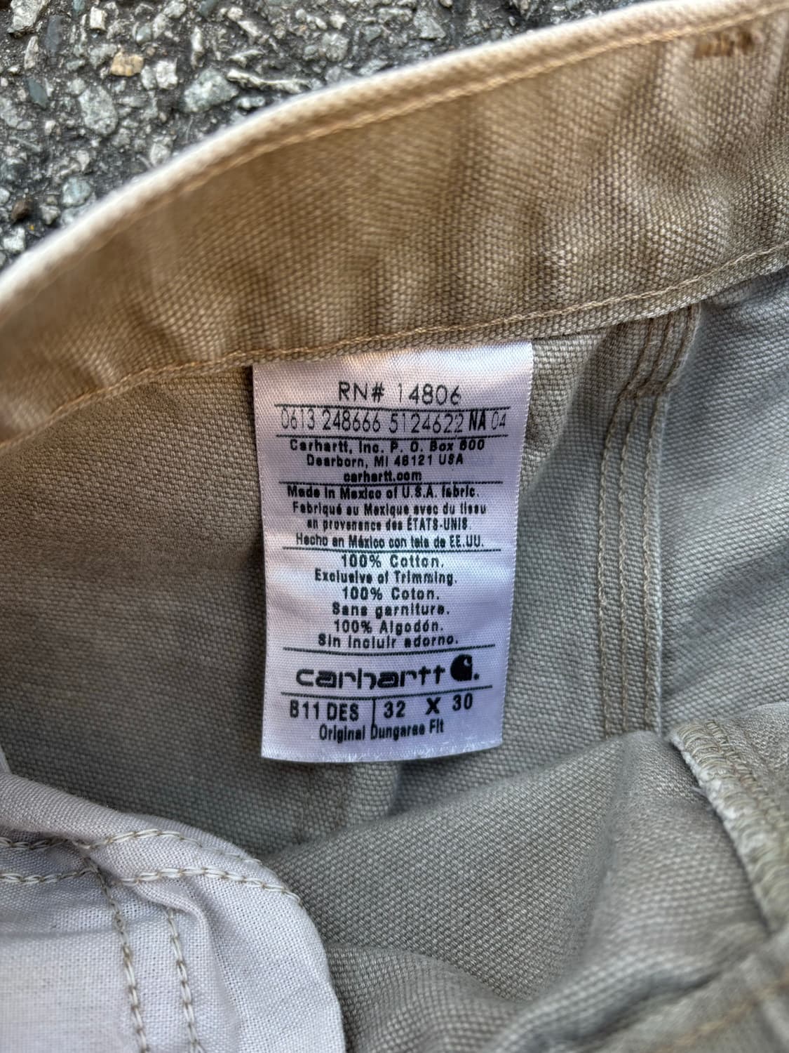 썩다리 칼하트 b11-DES 32x30 상품이미지8