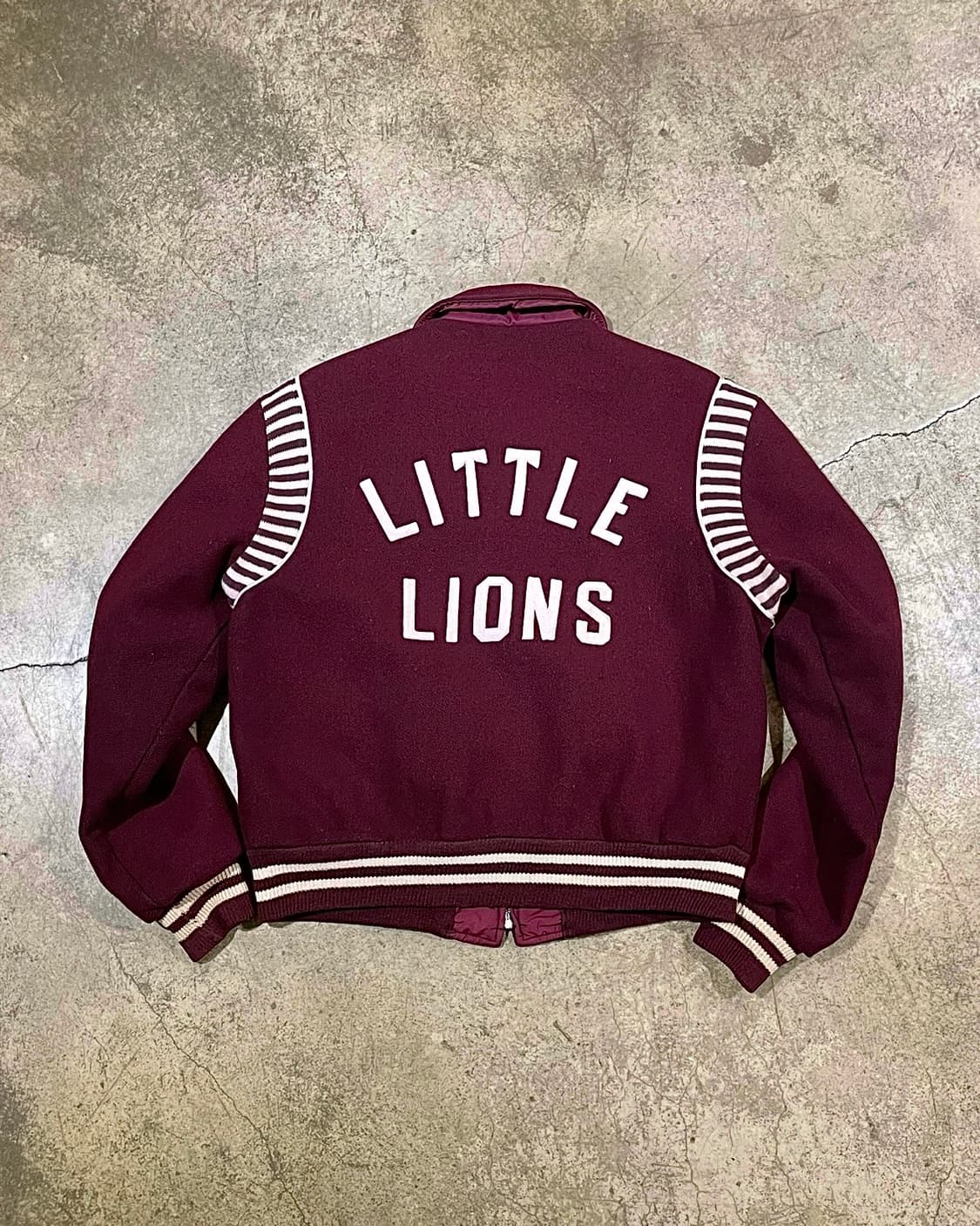 60's Butwin 리버시블 울/나일론 어워드 재킷 (B5165) 상품이미지5