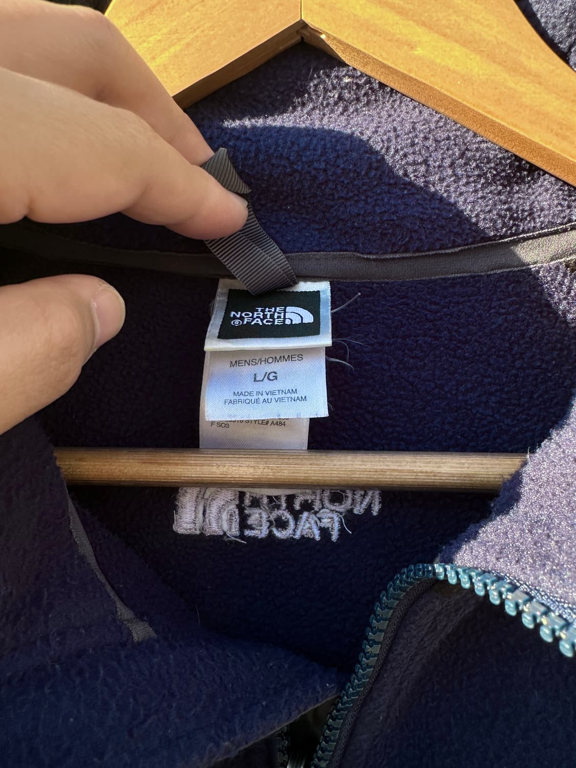 [XL] 노스페이스 네이비 플리스 자켓 상품이미지3