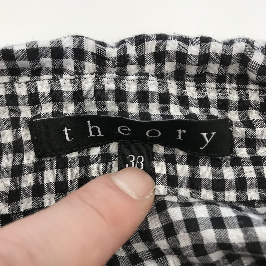 띠어리 Theory 링클 체크셔츠 [38] 상품이미지4