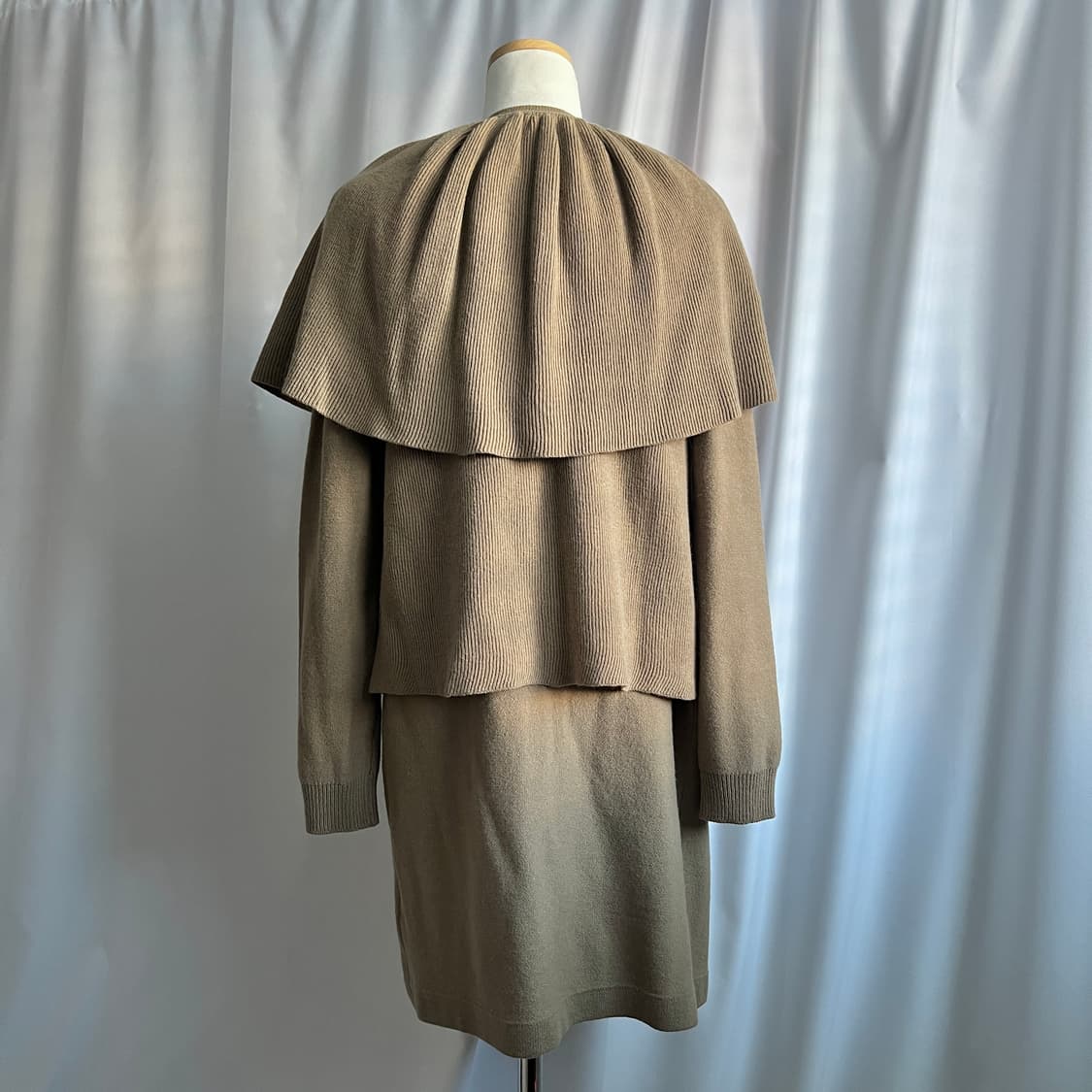 SONIA RYKIEL cape knit one-piece 상품이미지3