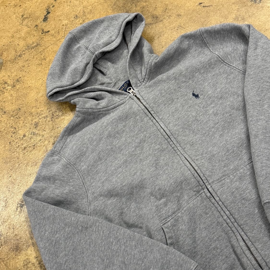 폴로 랄프로렌 그레이 후드집업 상품이미지1