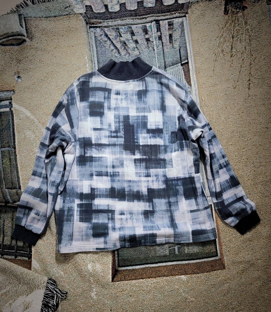 탁 하이넥 콜라주 롱슬리브 상품이미지4