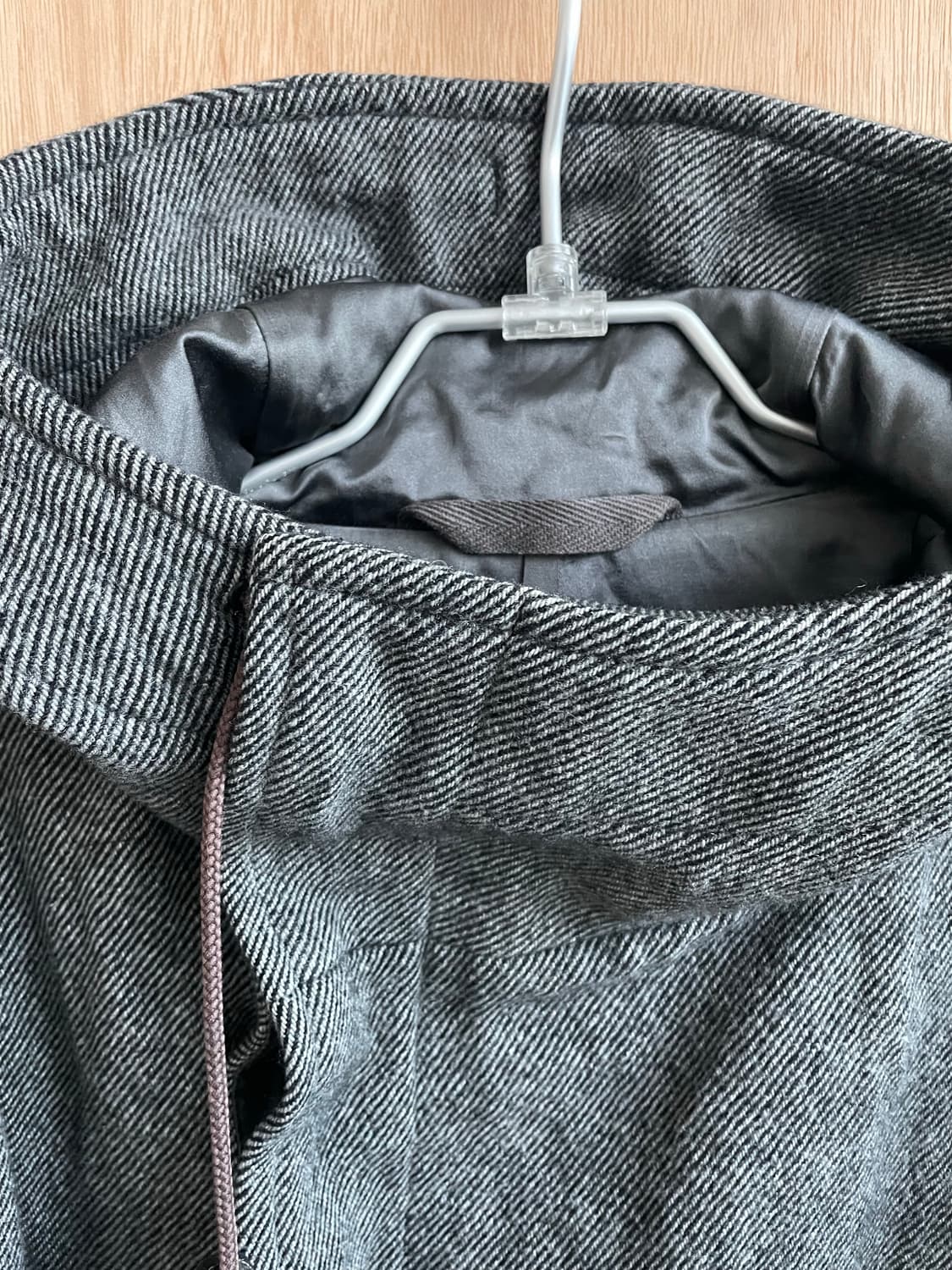 카즈유키쿠마가이 비대칭 코트 상품이미지3