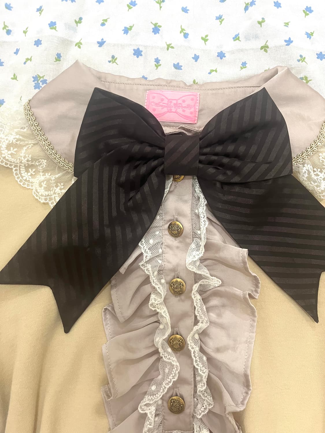 angelic pretty 엔젤릭프리티 라떼갸루 빅리본 로걀탑 리즈리사 상품이미지2