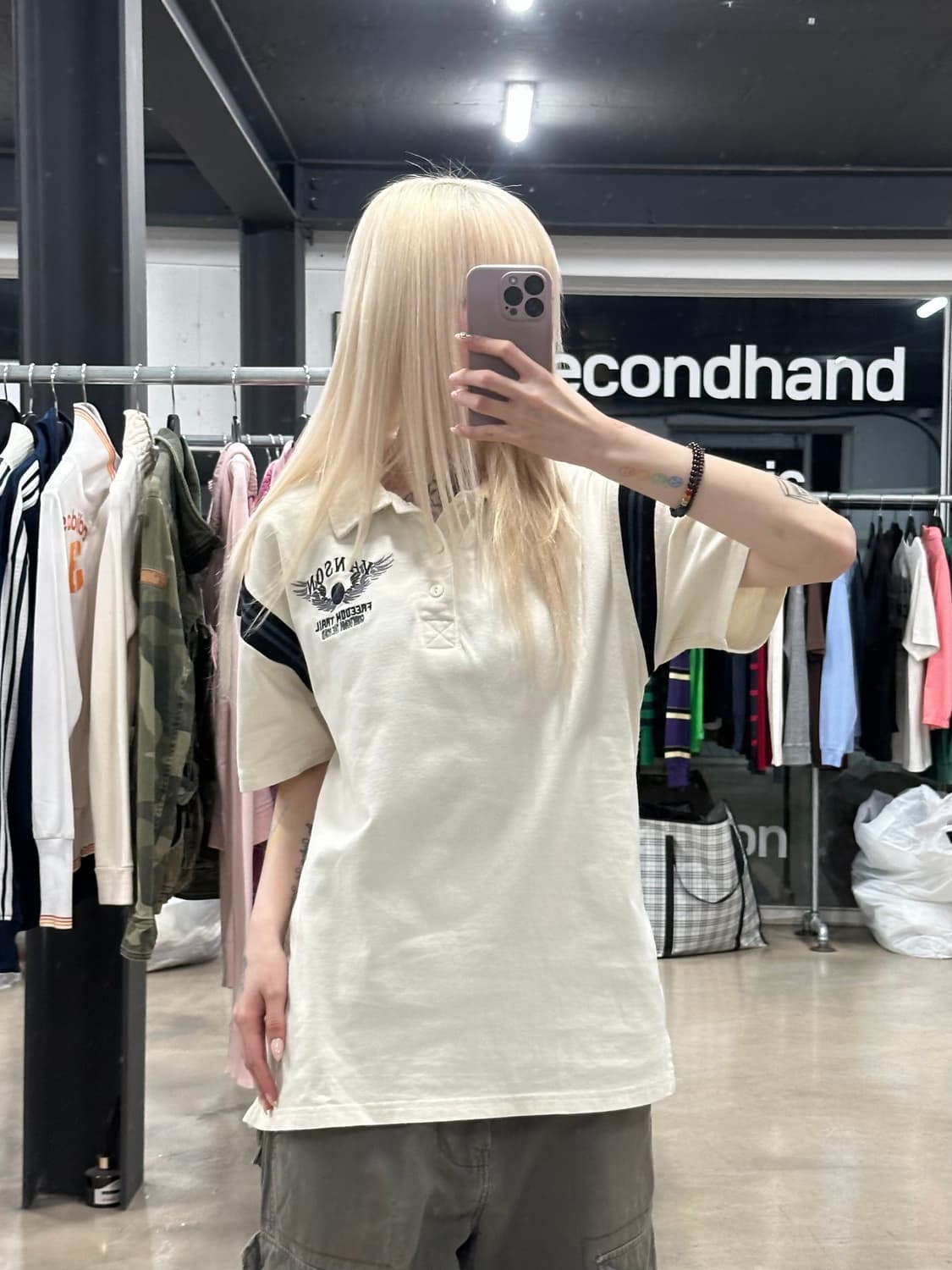 벤슨 백 스타윙 자수 카라 반팔 PK 티셔츠 상품이미지1