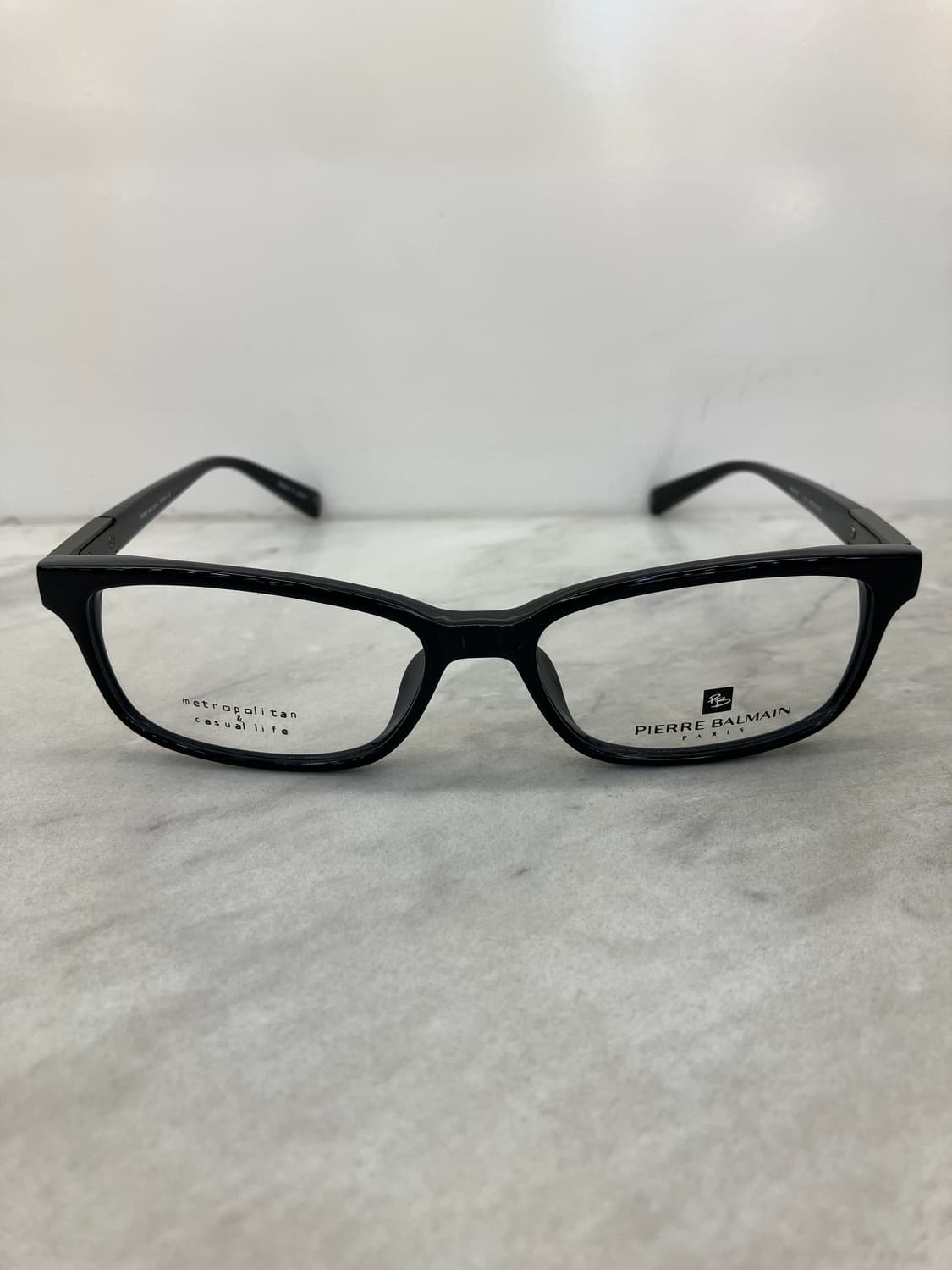 피에르 발망 Pierre Balmain 블랙 웰링턴 뿔테 안경 상품이미지6