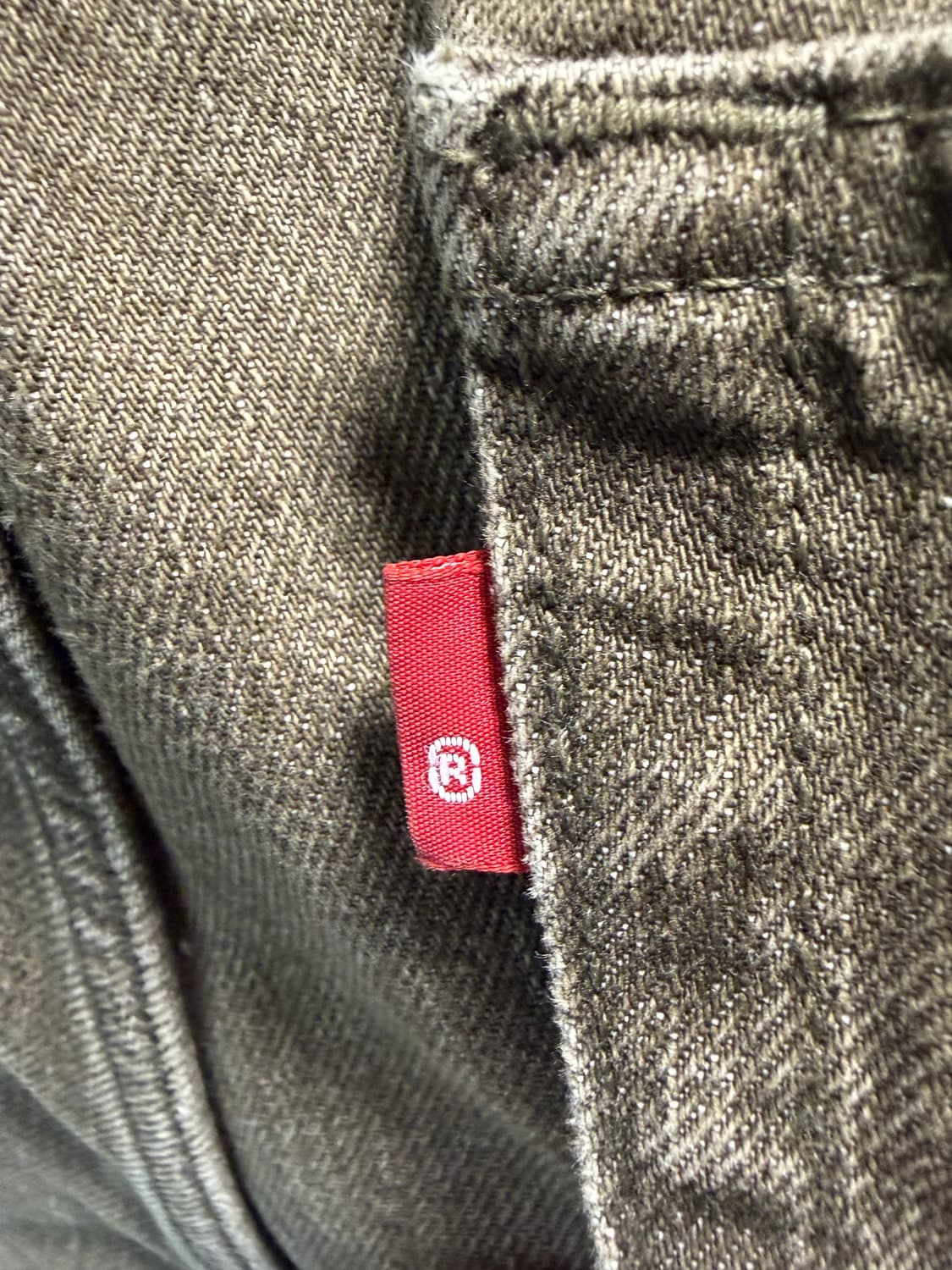 리바이스 555 브라운 블랭크탭 32x32 상품이미지4