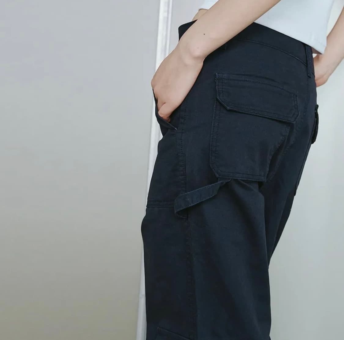 플리즈프로젝트 레귤러 카펜더 팬츠 네이비 상품이미지4