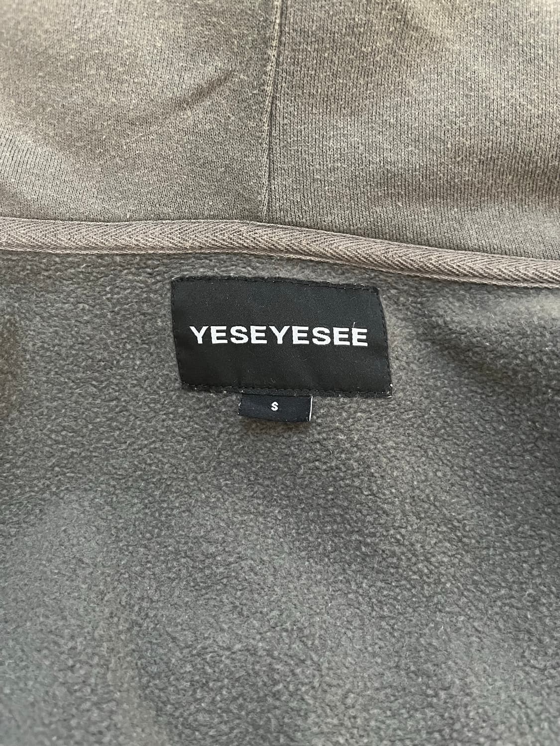 예쓰아이씨 후드집업 다크그레이 - S 상품이미지4