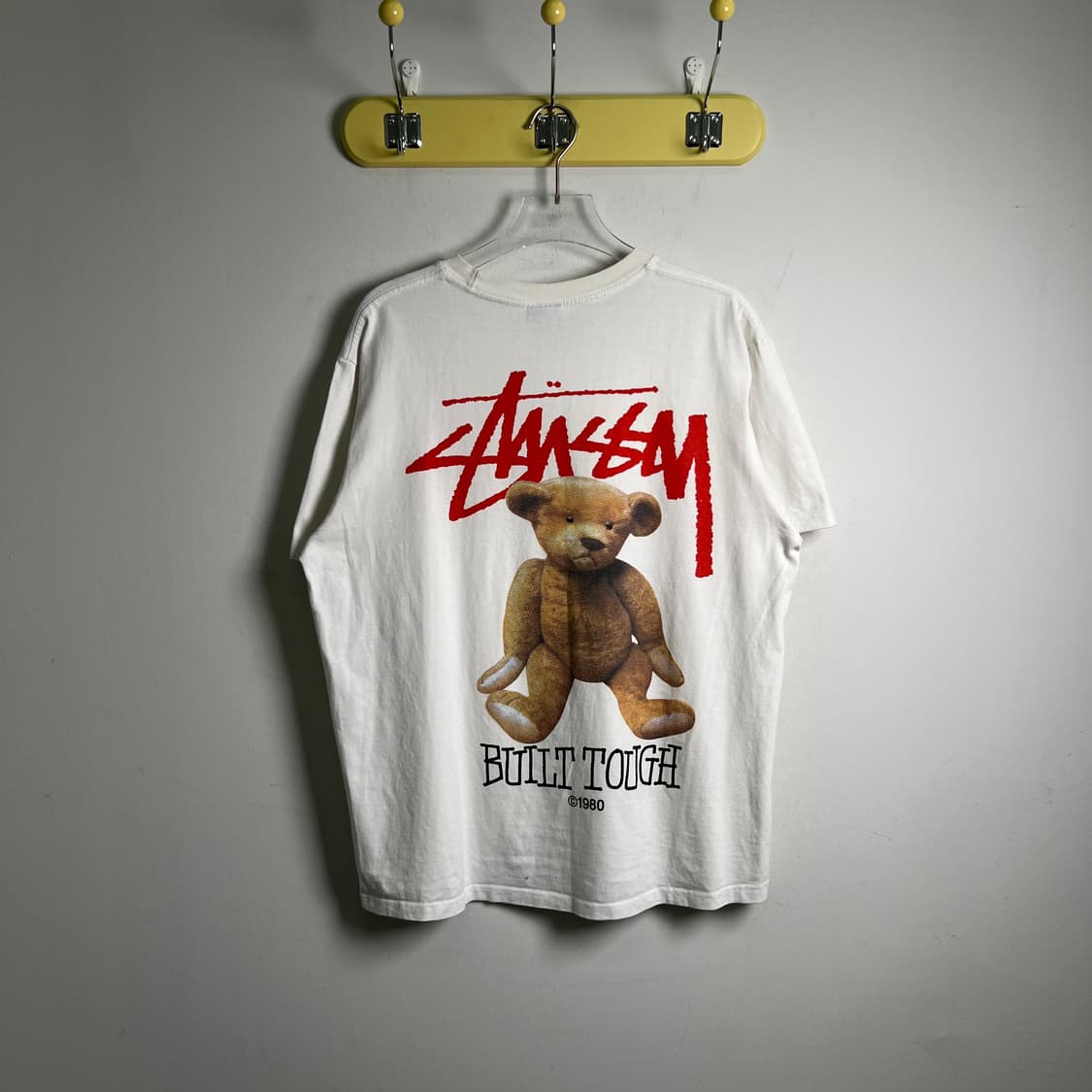 stussy 스투시 화이트 빌트 터프 반팔 티셔츠 M 상품이미지2