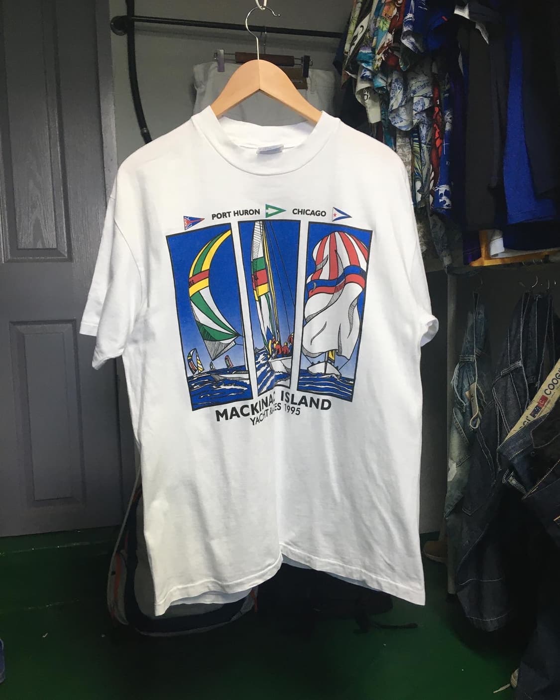 L) (SINGLE STICH) 90S BOAT TEE 상품이미지1
