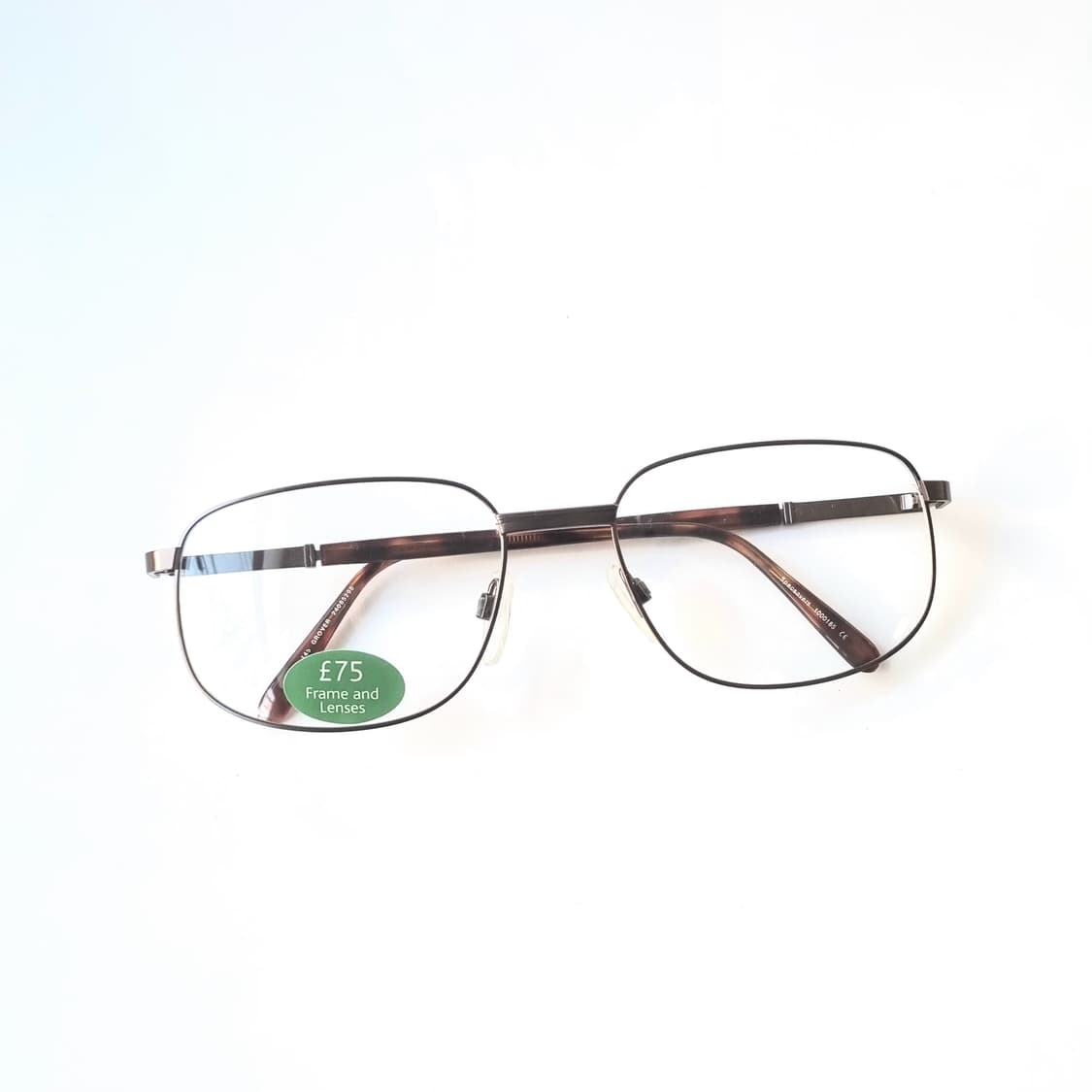 데드스탁 XXXL 사각 온테 브라운 안경테 252 상품이미지1