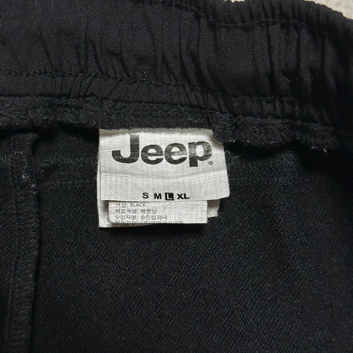 지프 기모 카고 조거 팬츠 상품이미지7