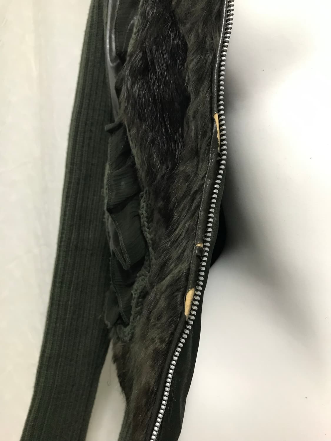 빈티지 페어리 y2k 래빗퍼 니트 투웨이 하이넥 집업 상품이미지7