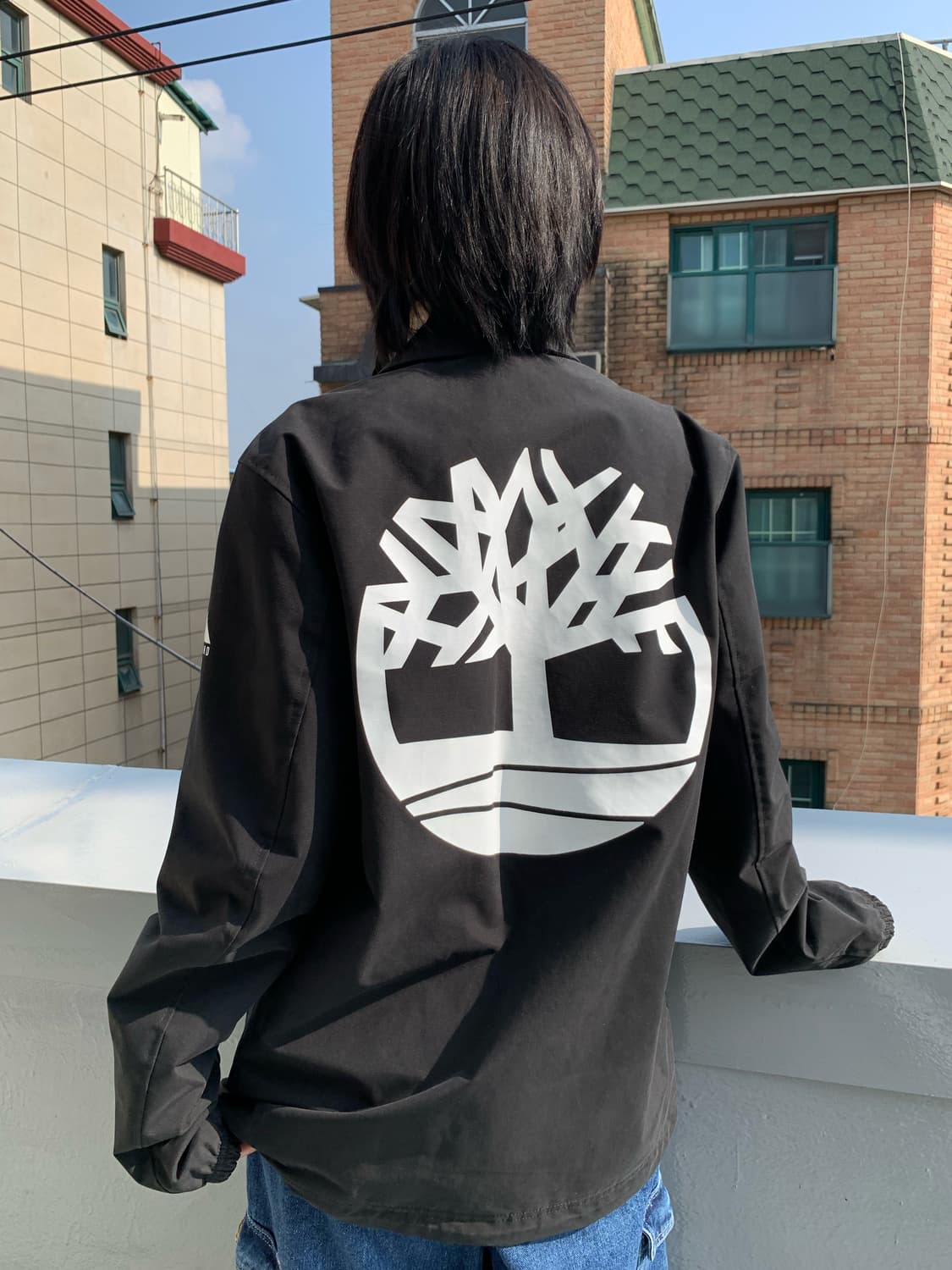 팀버랜드 빅로고 코튼자켓 상품이미지1