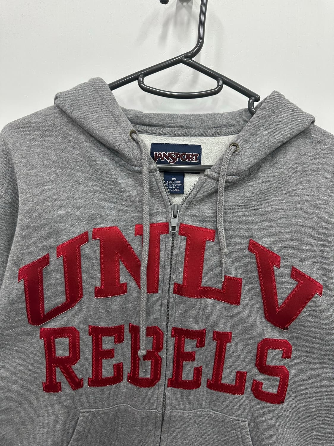 잔스포츠 그레이 후드집업  상품이미지2