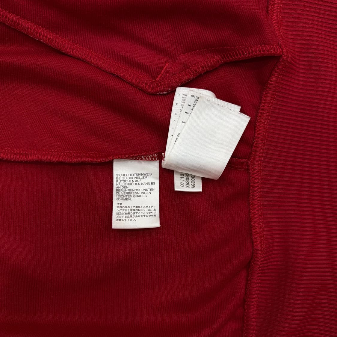 아디다스 파이어버드 버건디 네이비 트택탑 져지 95-100 M-L 정도  상품이미지4