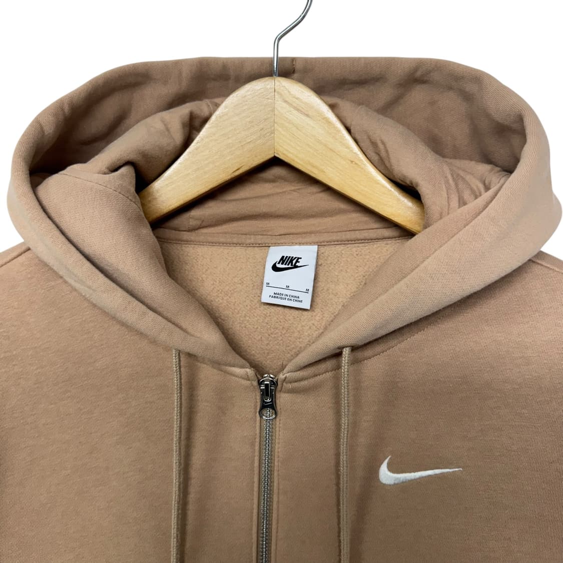 나이키 스우시 후드집업 베이지 상품이미지2