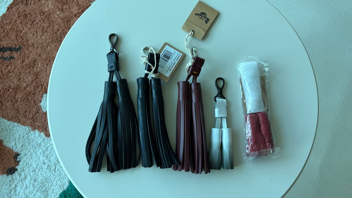 닥터마틴 가죽 태슬 키링 (5개일괄판매) 새상품 상품이미지1