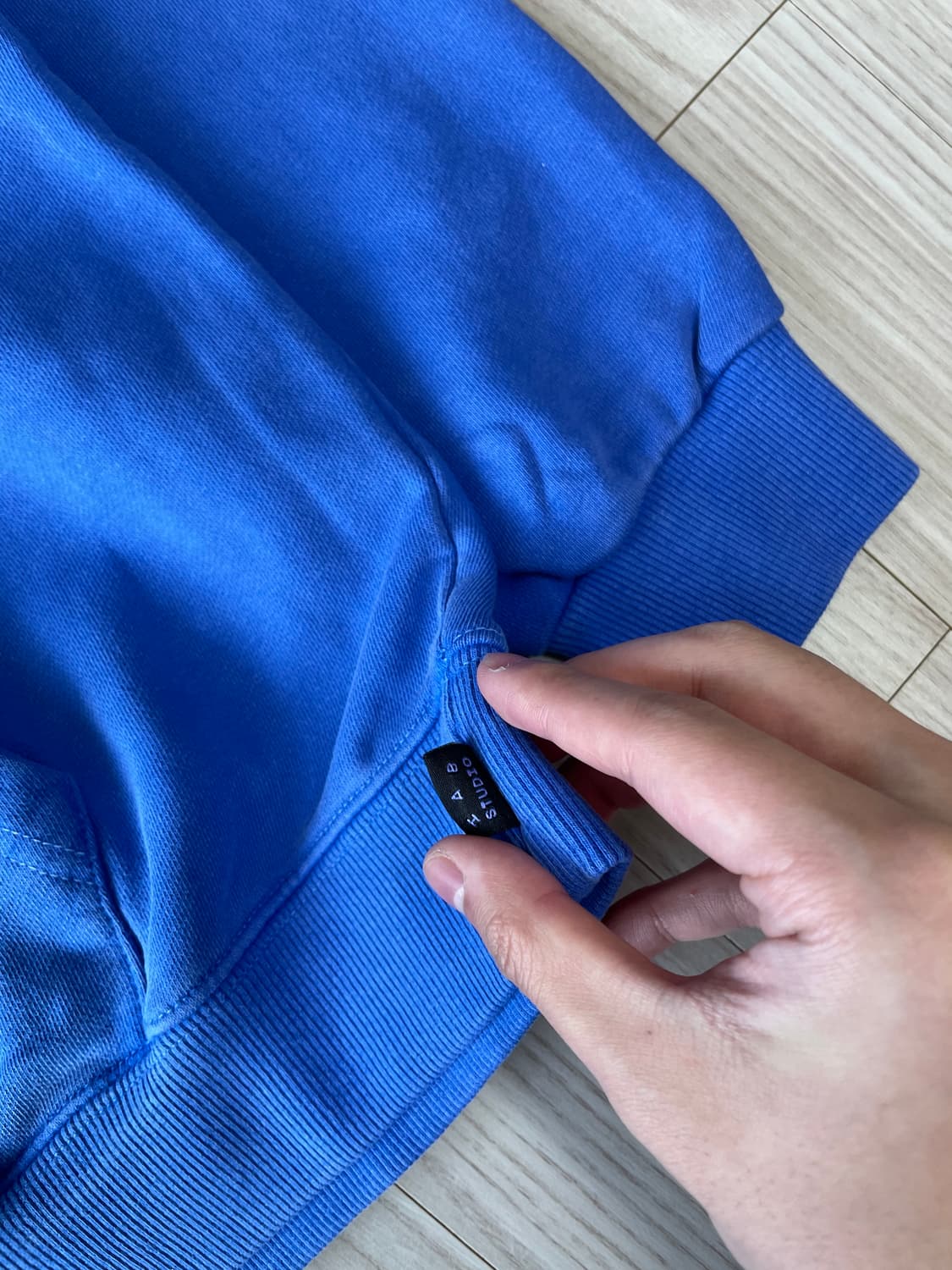 [새상품] 아이앱 스튜디오 피그먼트 후드 로얄블루 상품이미지6