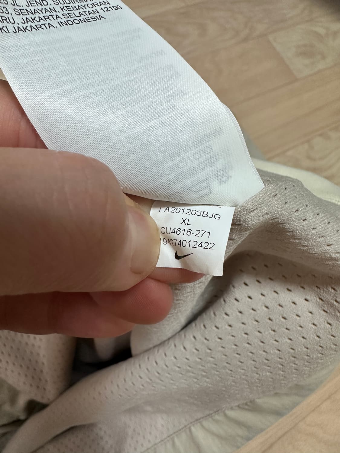 [XL]나이키 x 피어 오브 갓 슈팅 셔츠 스트링 상품이미지7