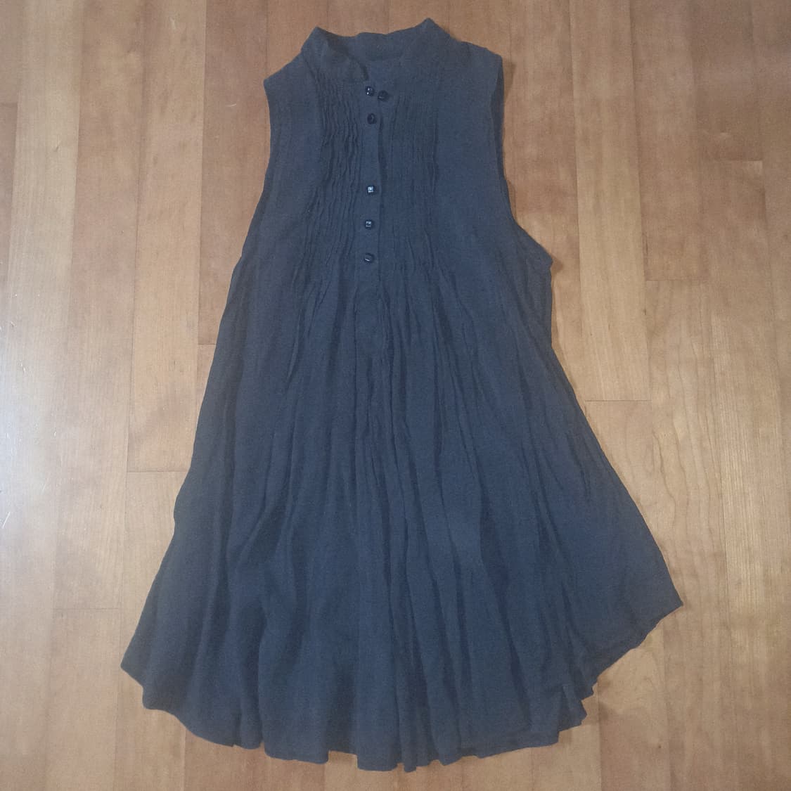 플리츠 블랙 원피스 상품이미지2