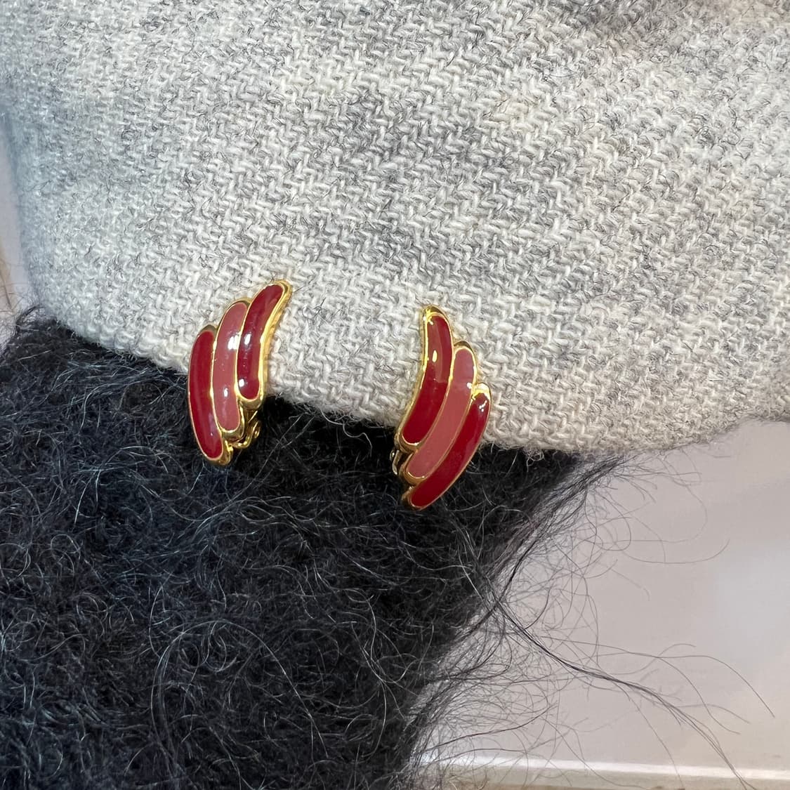 빈티지 클립온 귀걸이 상품이미지2