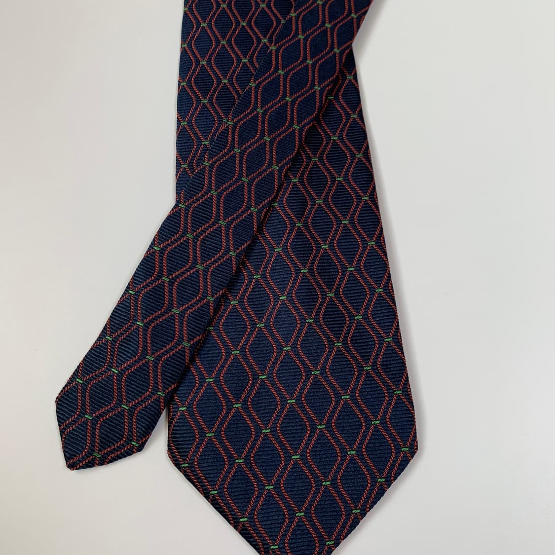 랑방(LANVIN) 클래식 정장 명품넥타이 최상급 A+등급 9.3cm 상품이미지4