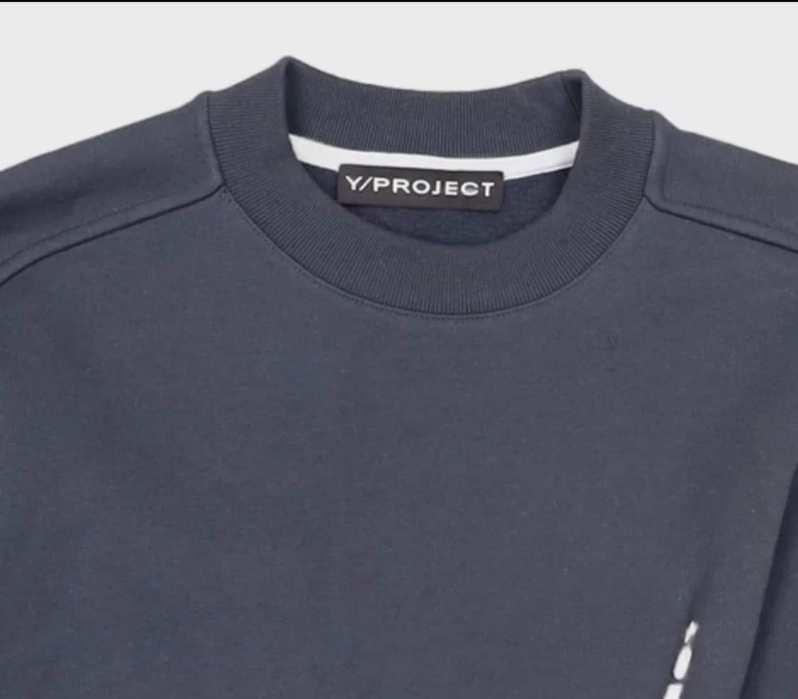 [M] Y/PROJECT 와이프로젝트 로고 스웻셔츠 네이비 상품이미지3