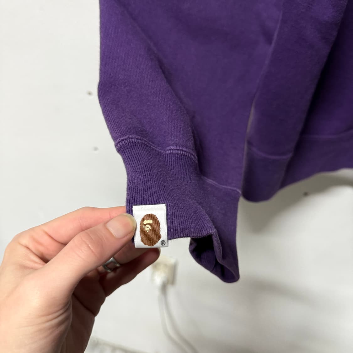 정품 베이프 하프 반카모 녹계 샤크 풀 집업 후디 상품이미지5