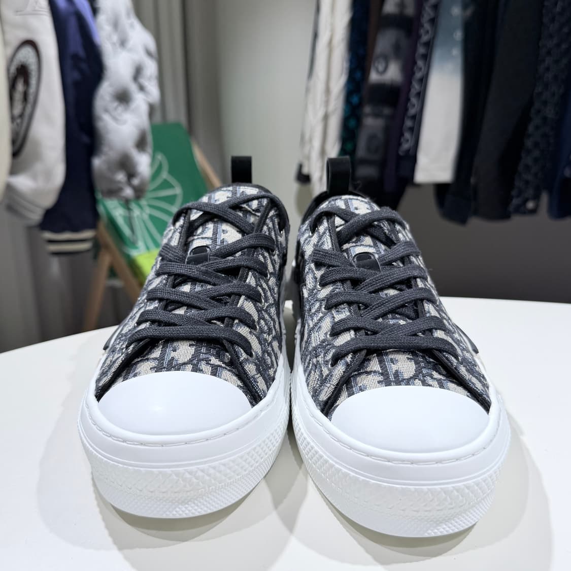 (A+/43) / 디올 오블리크 B23 로우탑 스니커즈 자카드 상품이미지2